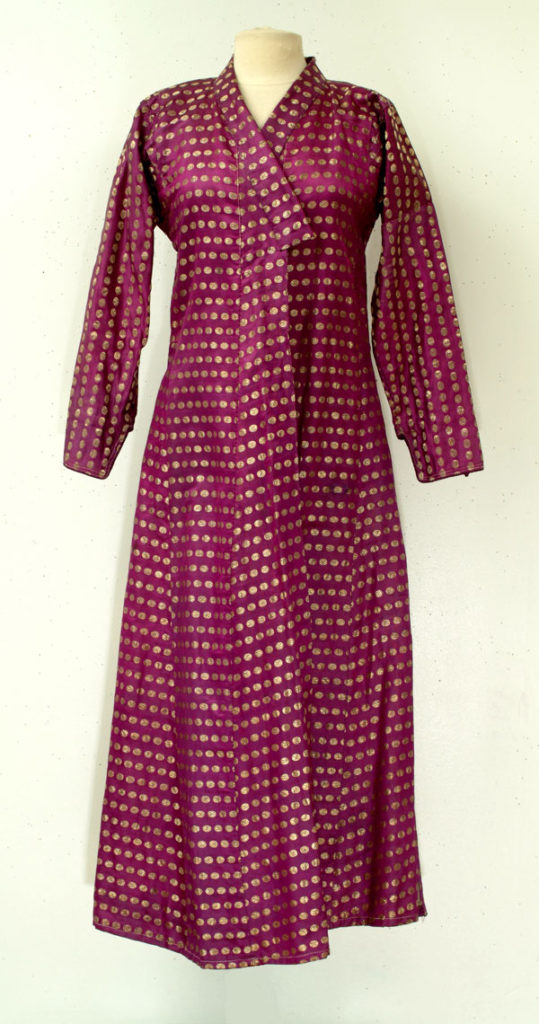 Purple Brocade Robe