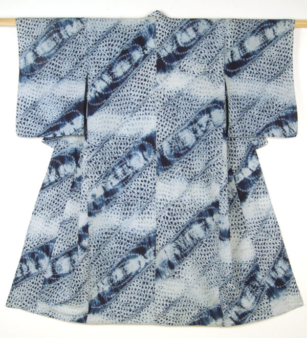 Shibori Dyed Yukata Kimono | Sarajo