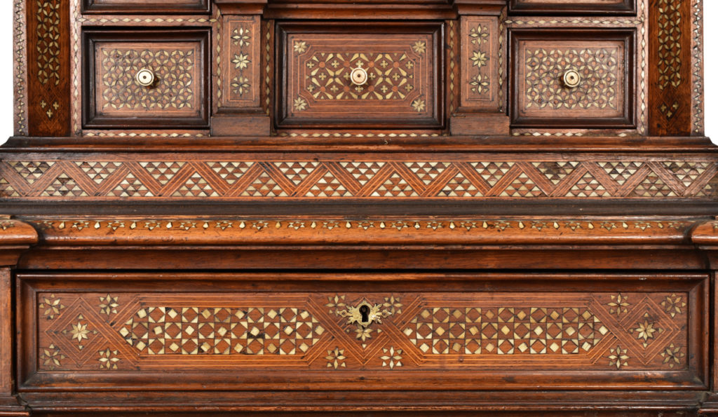 Ivory Inlaid Cabinet