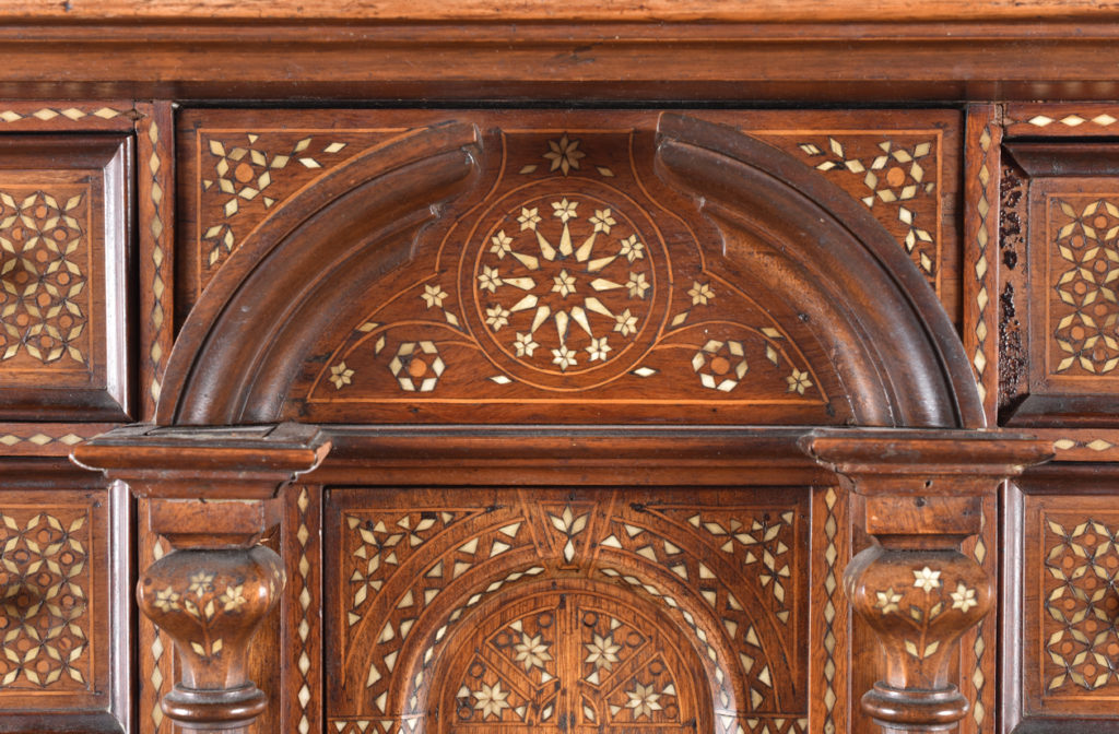 Ivory Inlaid Cabinet