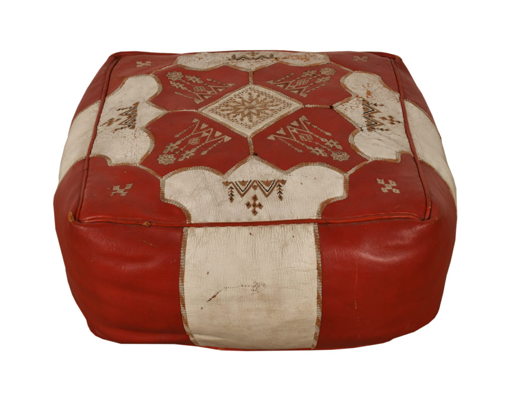 Leather Ottoman