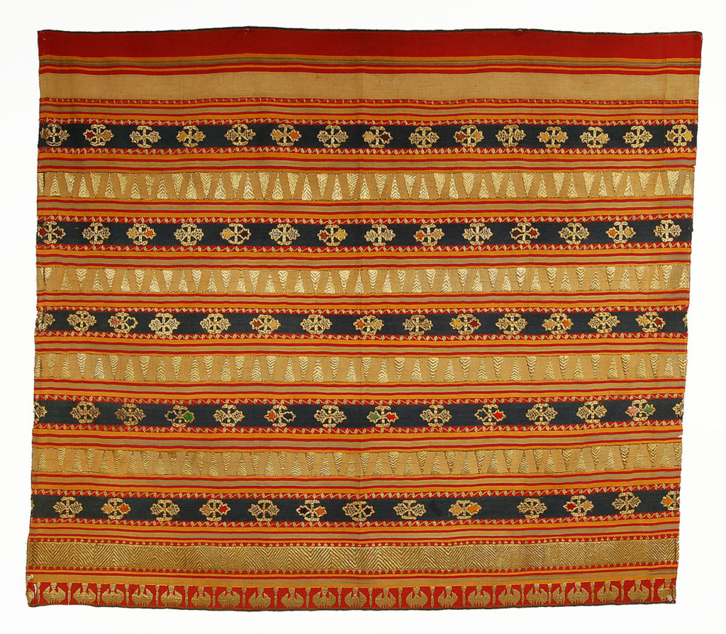 Tapis Sarong with Red Bands