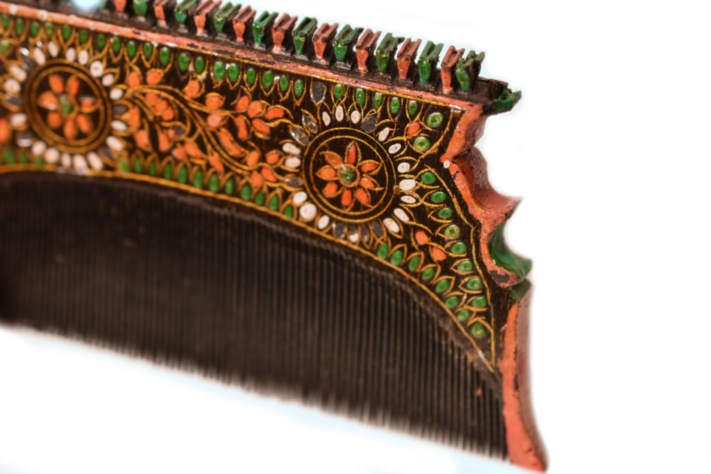 Carved Indian Comb