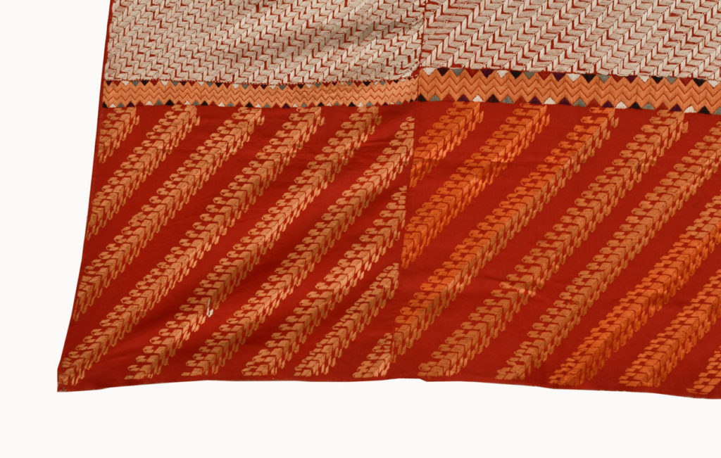 Red and White Phulkari