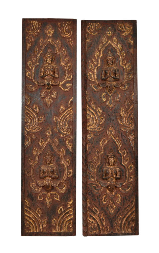 Carved Buddha Doors