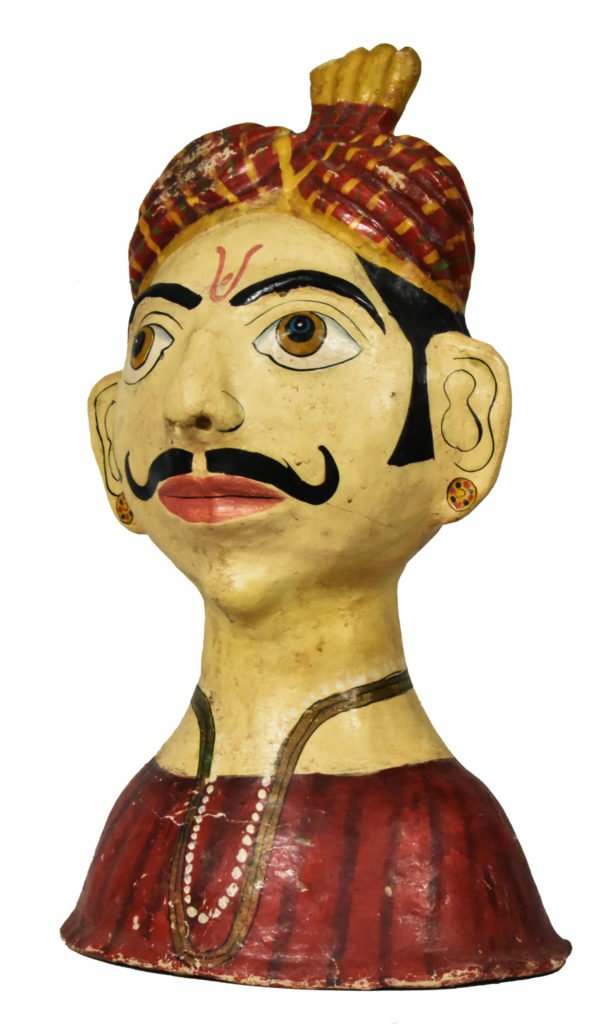 Indian Large Scale PapierMache Busts Sarajo